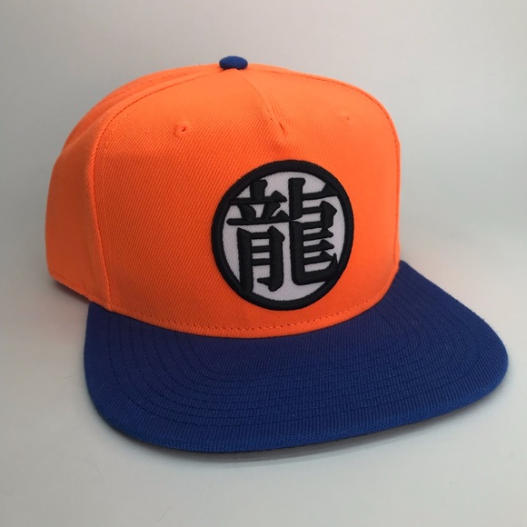 Dragon Ball Z Goku Adjustable Baseball Cap Snapback Orange - Picture 3 of 8
